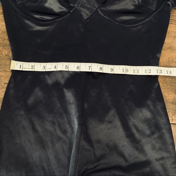 Vintage XOXO Wet Look Lycra Mini Dress - Picture 6 of 7